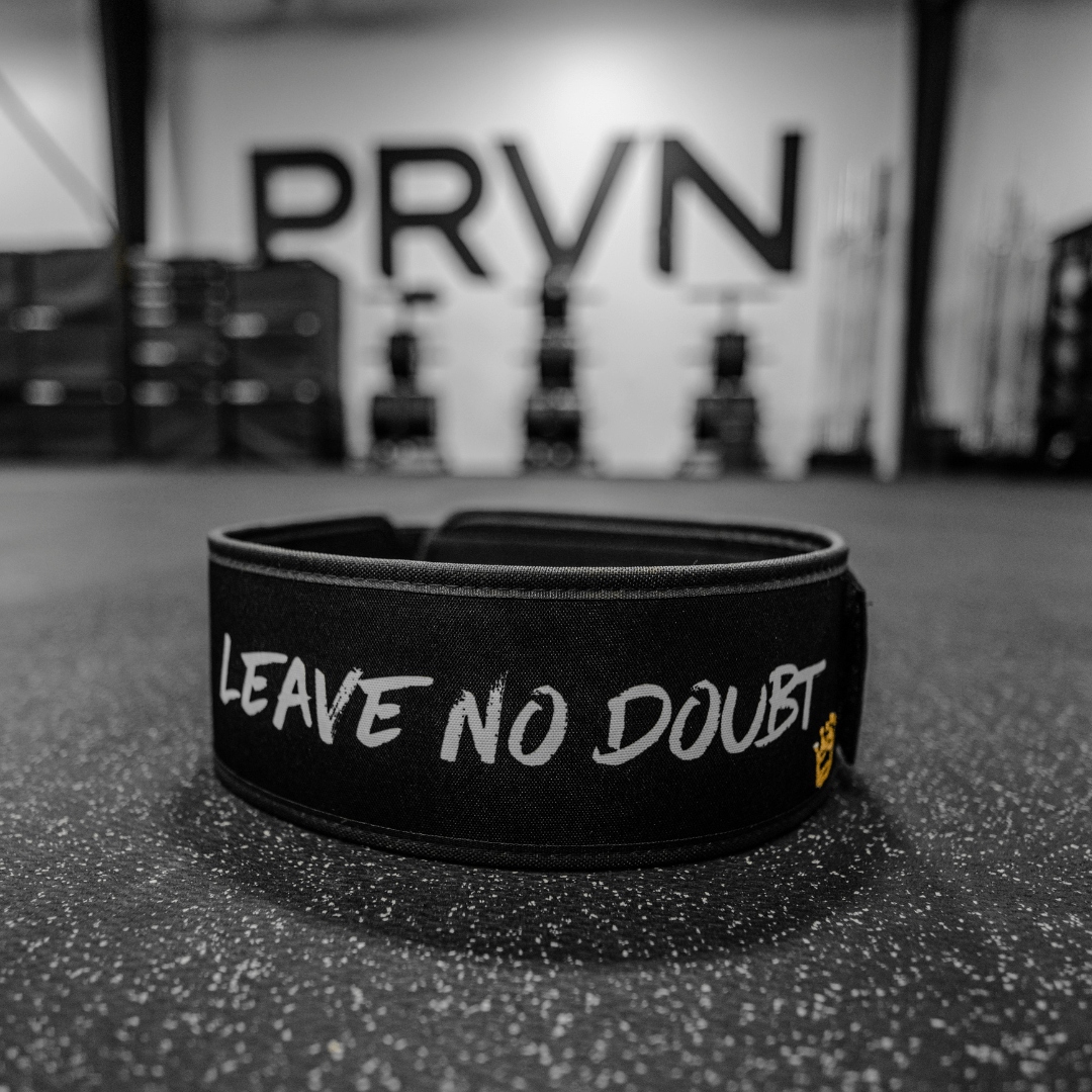 Leave No Doubt by PRVN 4" Weightlifting Belt kaufen - RK Industries Official Lifting Belts of USAW - Fitness Onlineshop