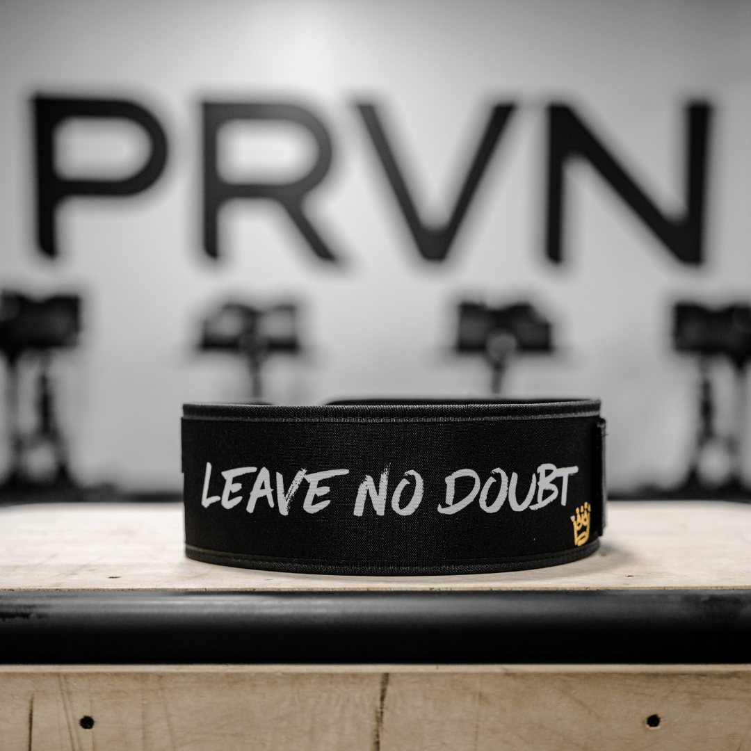 Leave No Doubt by PRVN 4" Weightlifting Belt kaufen - RK Industries Official Lifting Belts of USAW - Fitness Onlineshop