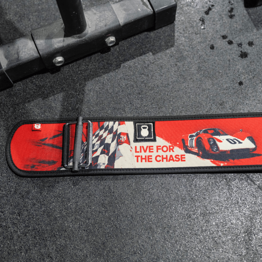Live For The Chase by Jayson Hopper 4" Weightlifting Belt kaufen - RK Industries Official Lifting Belts of USAW - Fitness Onlineshop