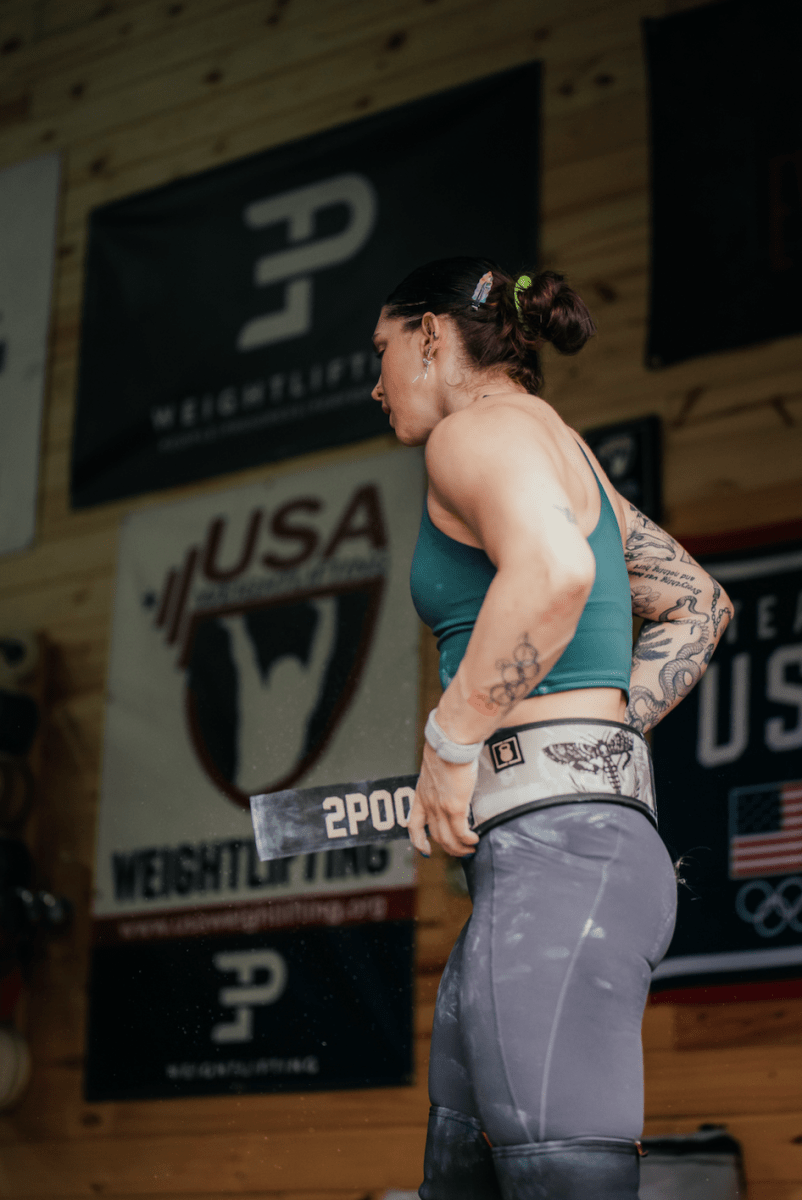 Memento Mori by Mattie Rogers 4" Weightlifting Belt kaufen - RK Industries Official Lifting Belts of USAW - Fitness Onlineshop