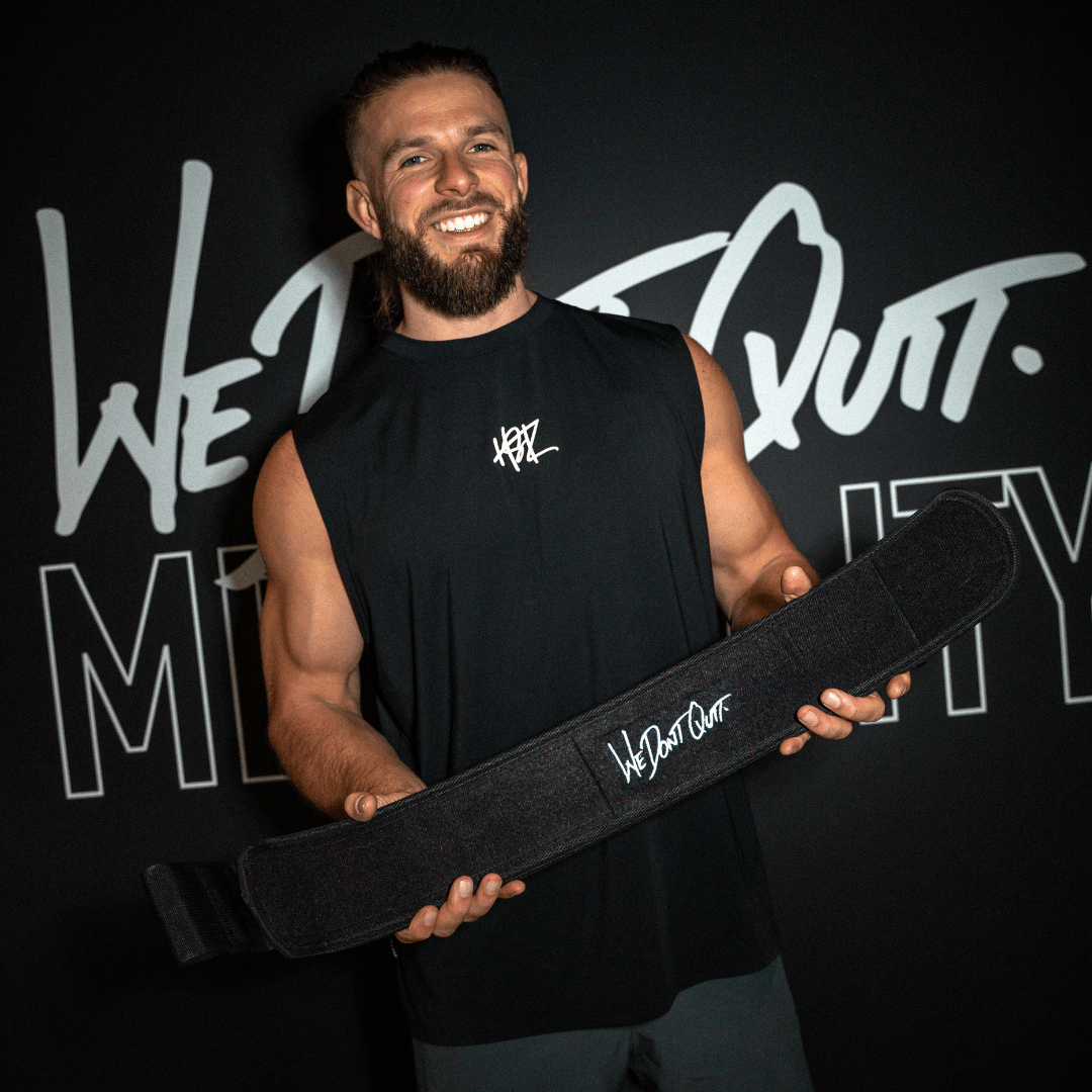 Mentality Is Everything by Craig Richey 4" Weightlifting Belt kaufen - RK Industries Official Lifting Belts of USAW - Fitness Onlineshop