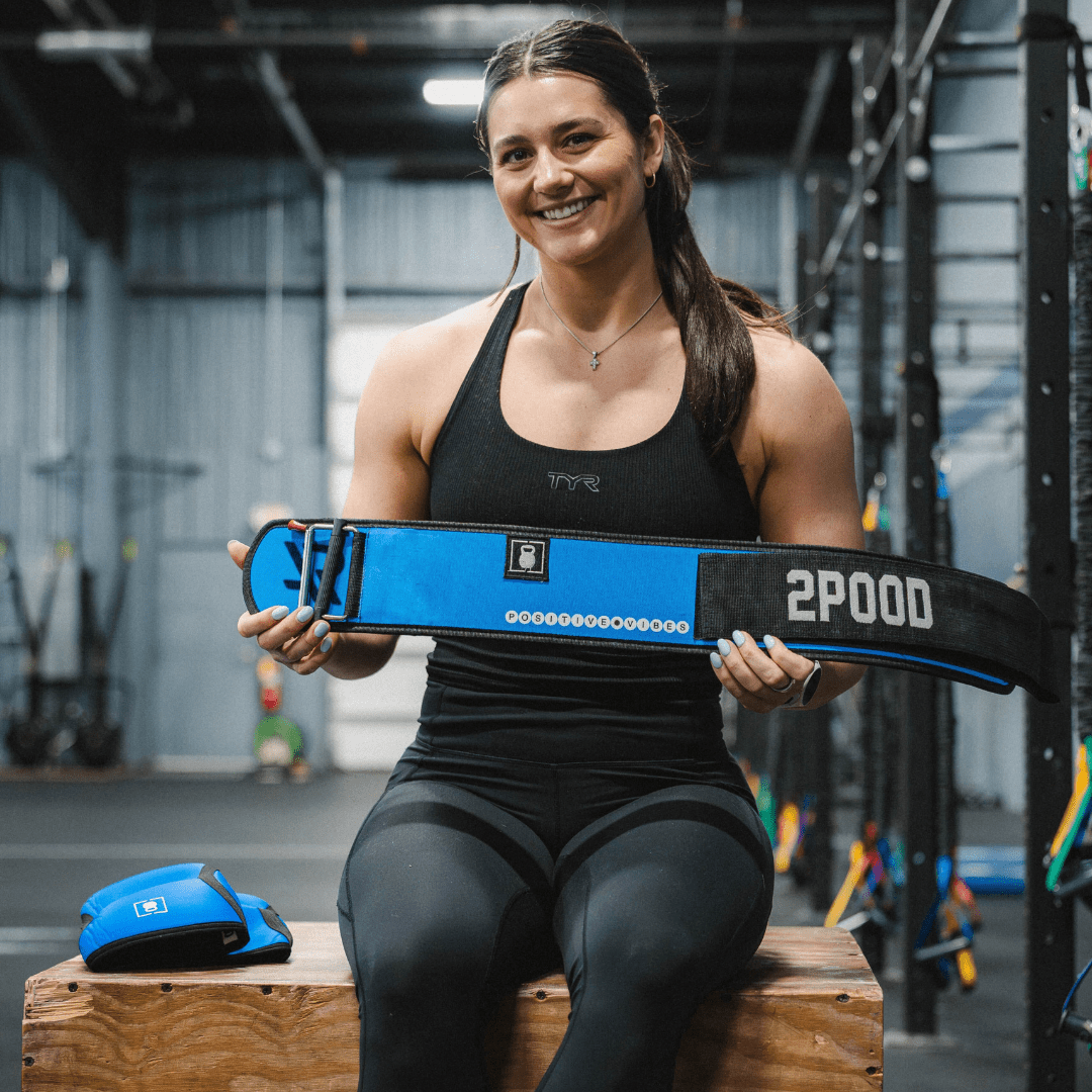 Positive Vibes by Alexis Raptis 4" Weightlifting Belt kaufen - RK Industries Official Lifting Belts of USAW - Fitness Onlineshop