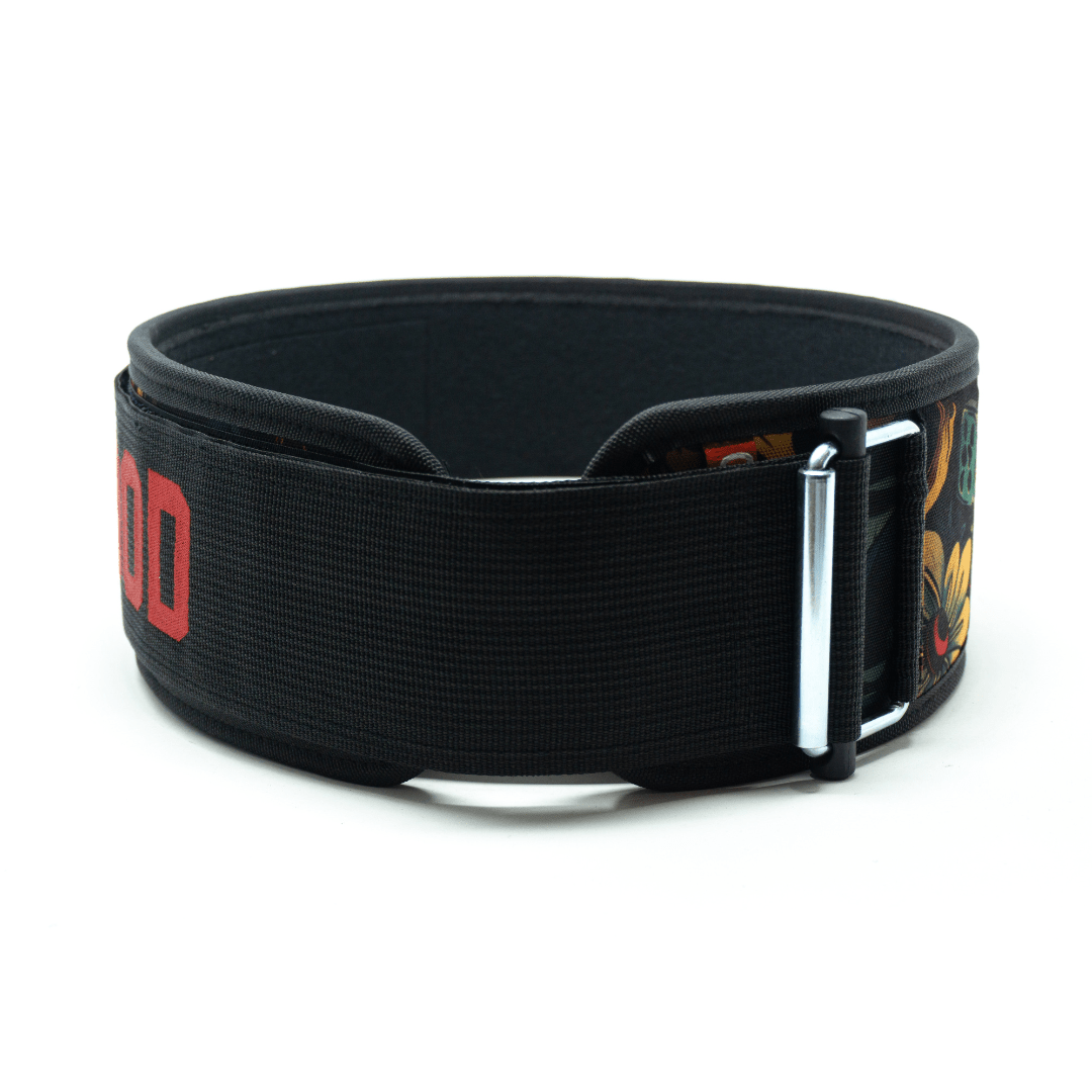Press Your Luck 4" Weightlifting Belt kaufen - RK Industries Official Lifting Belts of USAW - Fitness Onlineshop