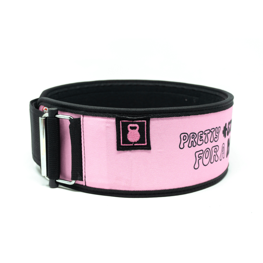 Pretty Strong for a Mom by Arielle Loewen 4" Weightlifting Belt kaufen - RK Industries Official Lifting Belts of USAW - Fitness Onlineshop