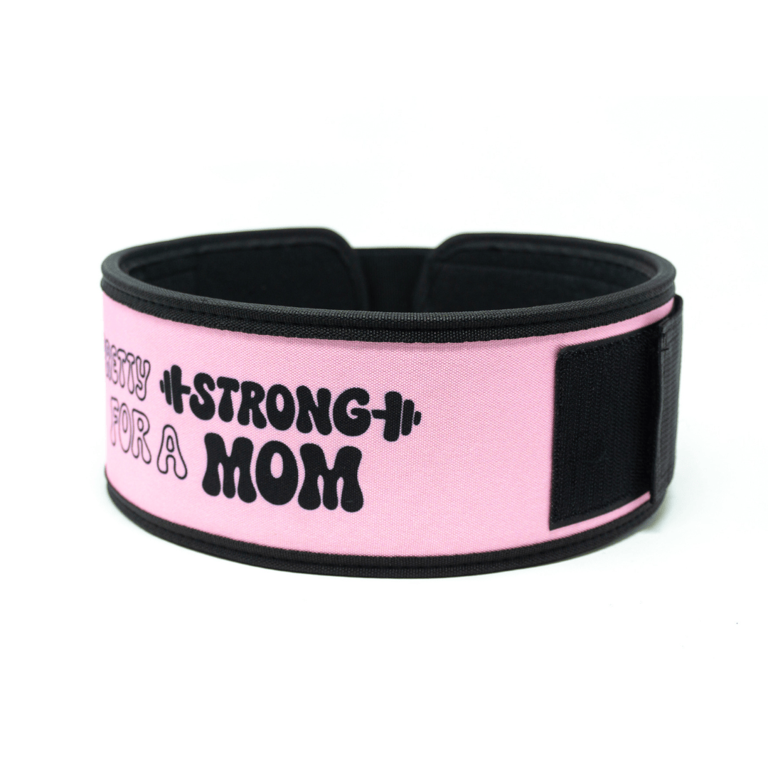 Pretty Strong for a Mom by Arielle Loewen 4" Weightlifting Belt kaufen - RK Industries Official Lifting Belts of USAW - Fitness Onlineshop