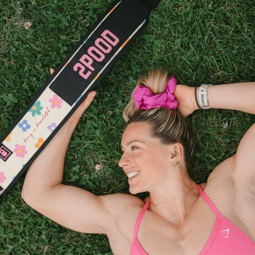 Strong Is Beautiful by Aimee Cringle 4" Weightlifting Belt kaufen - RK Industries Official Lifting Belts of USAW - Fitness Onlineshop