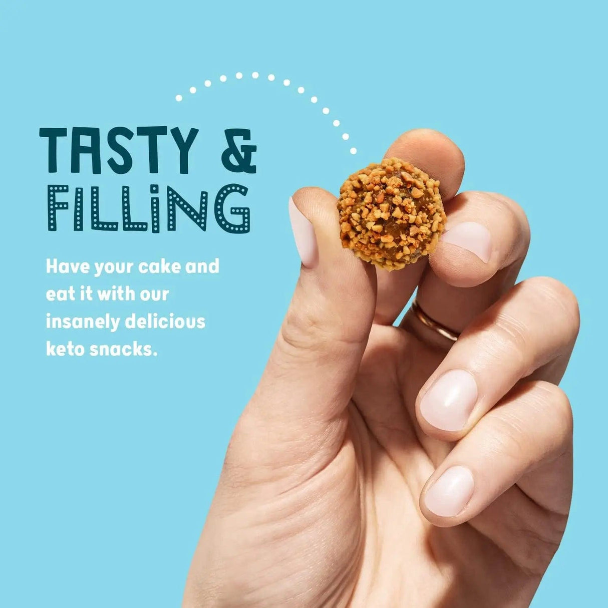 Achetez les blondies au beurre de cacahuète de 25 g « Keto Ball Snack » de The Protein Ball Co sur HighPowered.ch