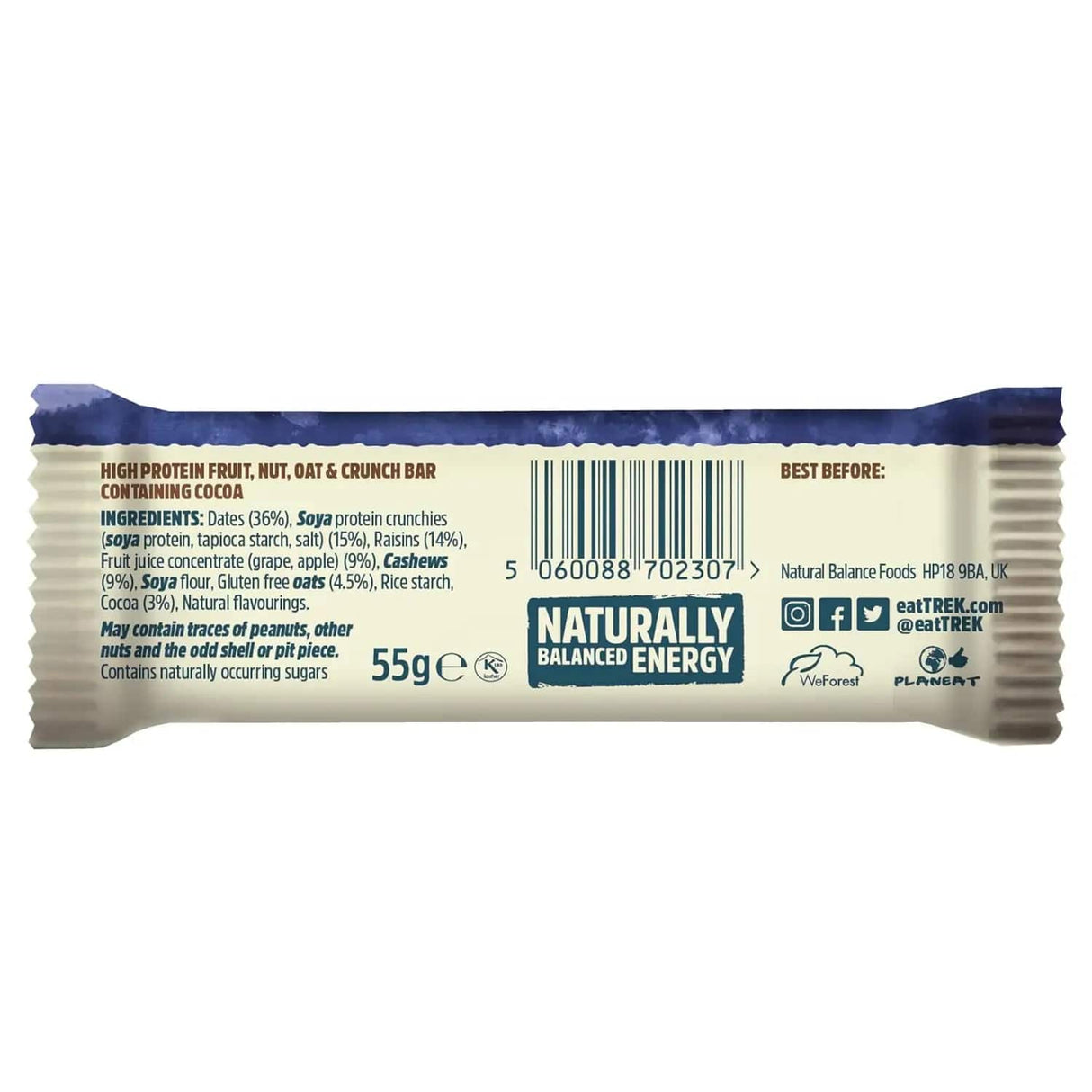 Acheter la barre protéinée TREK TREK Protein Energy 55 g Cocoa Chaos sur HighPowered.ch