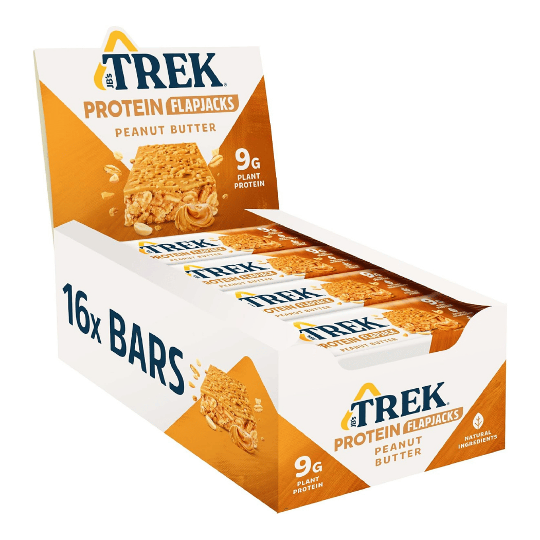 TREK Protein Flapjack 16 x 50 g / Peanut Butter kaufen - TREK Proteinriegel - Fitness Onlineshop
