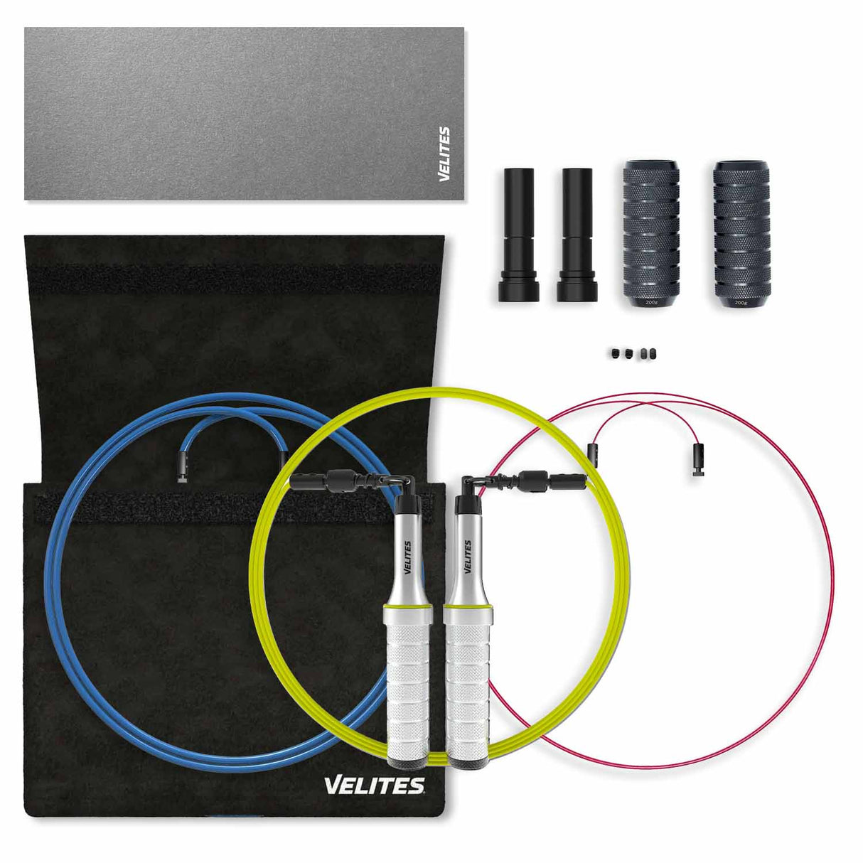Buy Velites Earth 2.0 Jump Rope Complete Set All-In Silver at HighPowered.ch