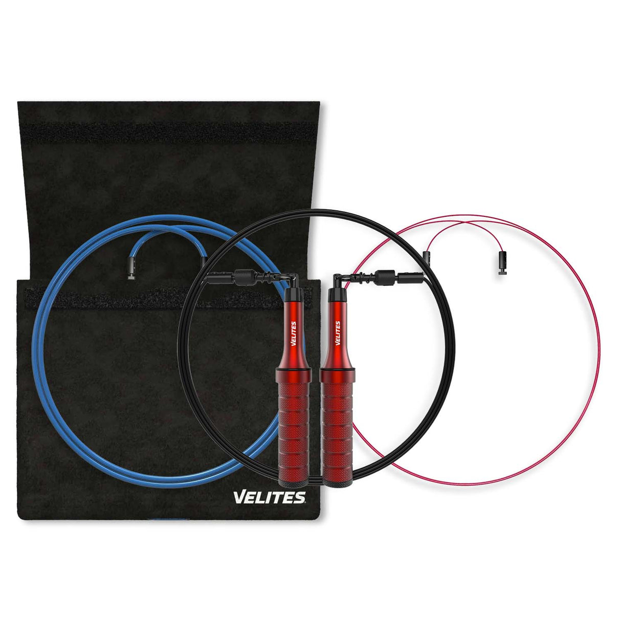 Buy Velites Earth 2.0 Jump Rope Complete Set Essentials Red at HighPowered.ch