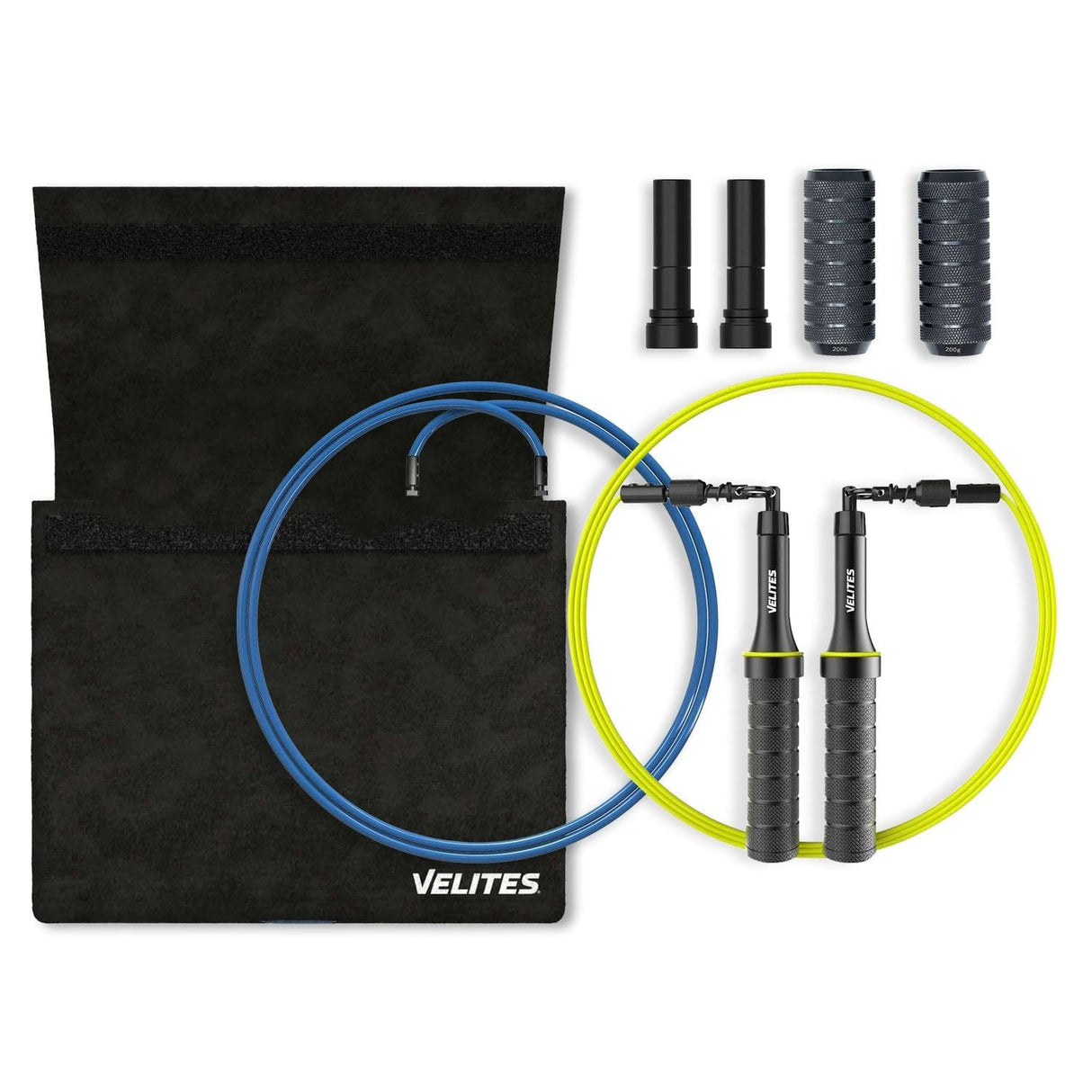 Buy Velites Earth 2.0 Jump Rope Complete Set Super Heavy Black at HighPowered.ch