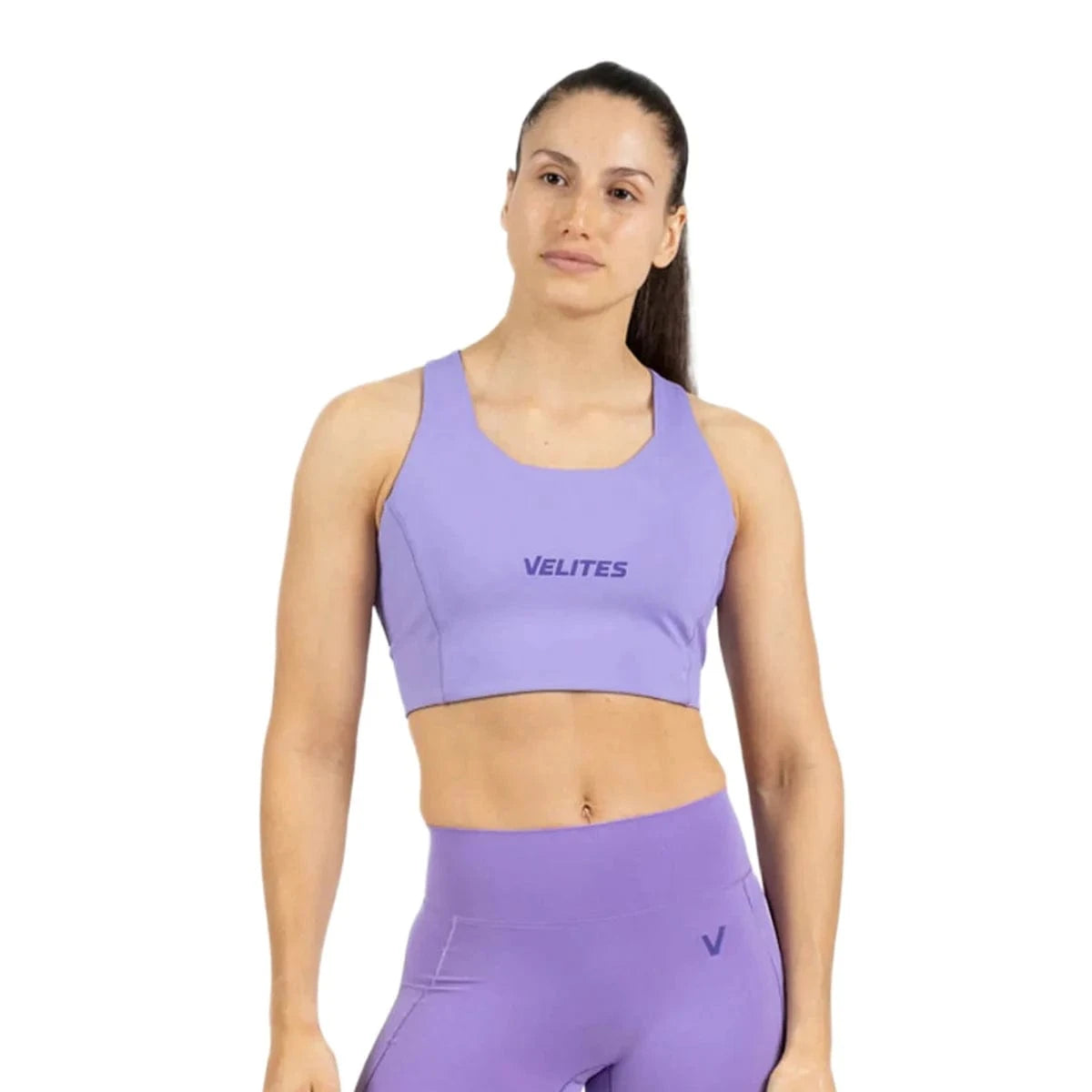 Holo Bra high Neck Lila / S kaufen - Velites Oberteile Damen - Fitness Onlineshop
