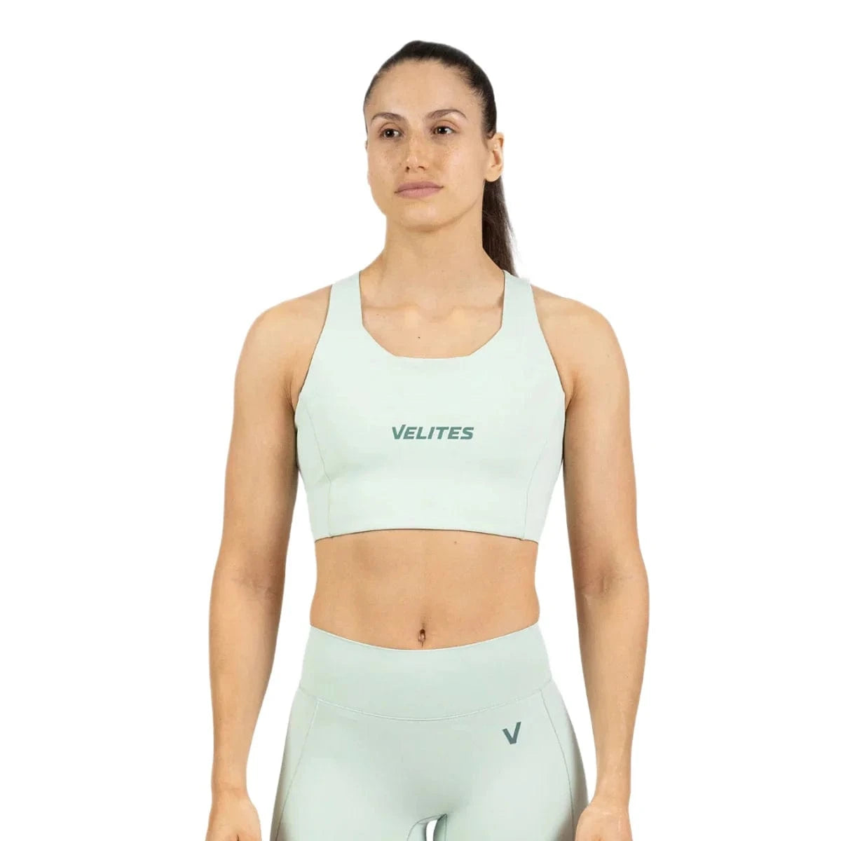 Holo Bra high Neck Minze / S kaufen - Velites Oberteile Damen - Fitness Onlineshop