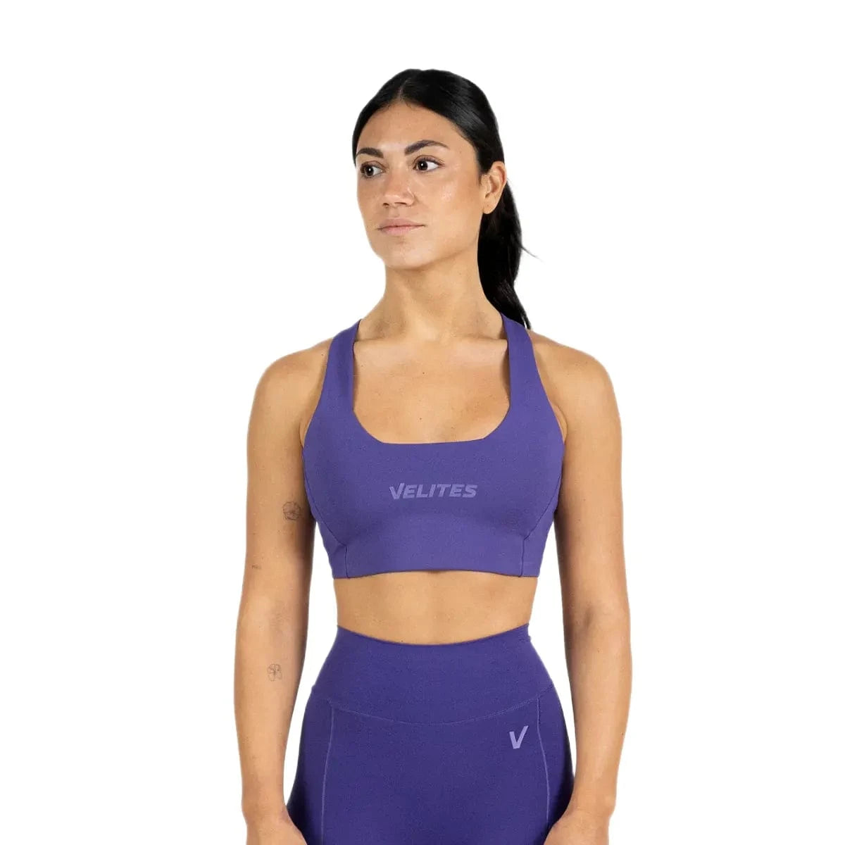 Holo Bra low Neck Violett / S kaufen - Velites Oberteile Damen - Fitness Onlineshop