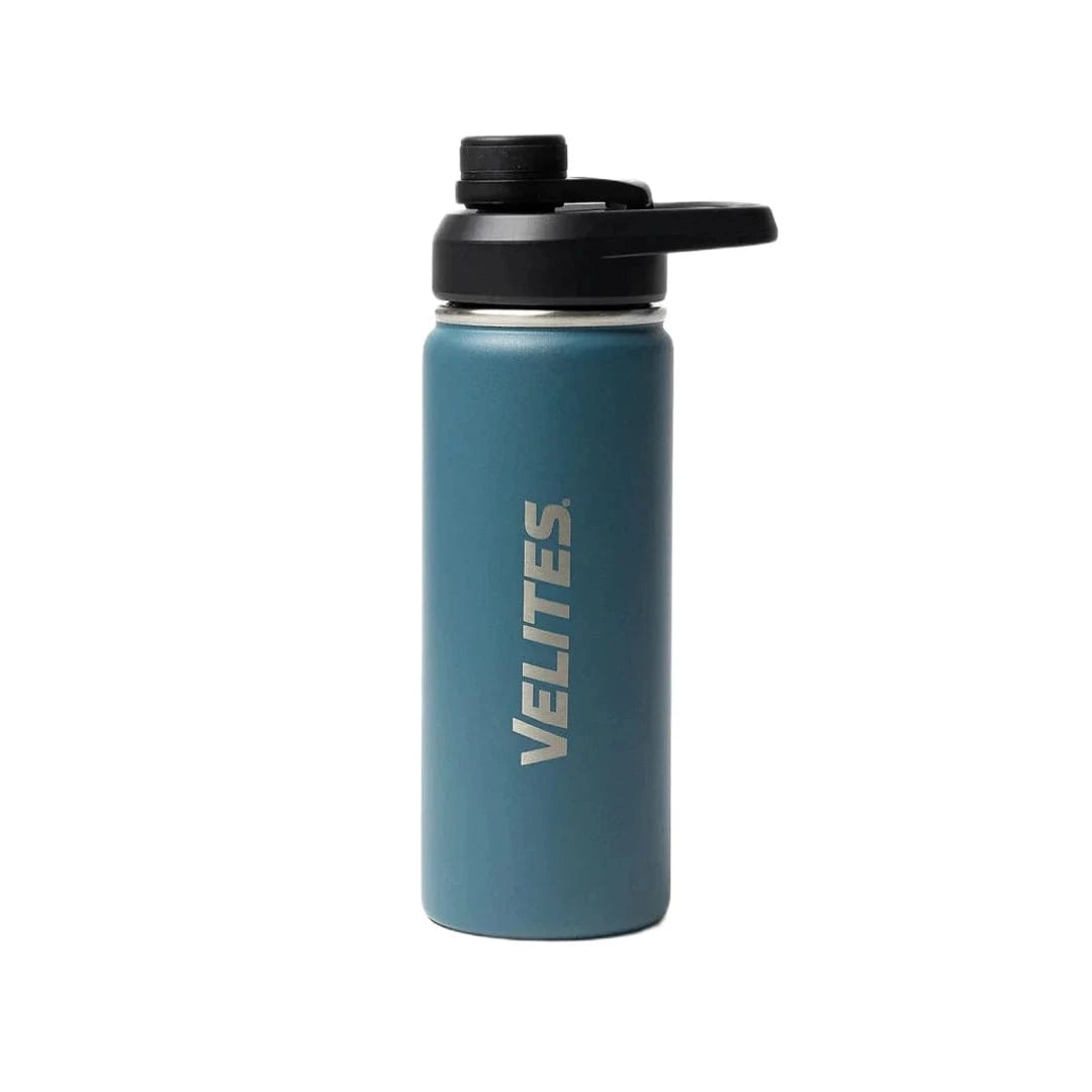 Isolierte Wasserflasche mit Mischkugel und praktischem Deckel (532 ml) Blau kaufen - Velites Trinkflaschen - Fitness Onlineshop