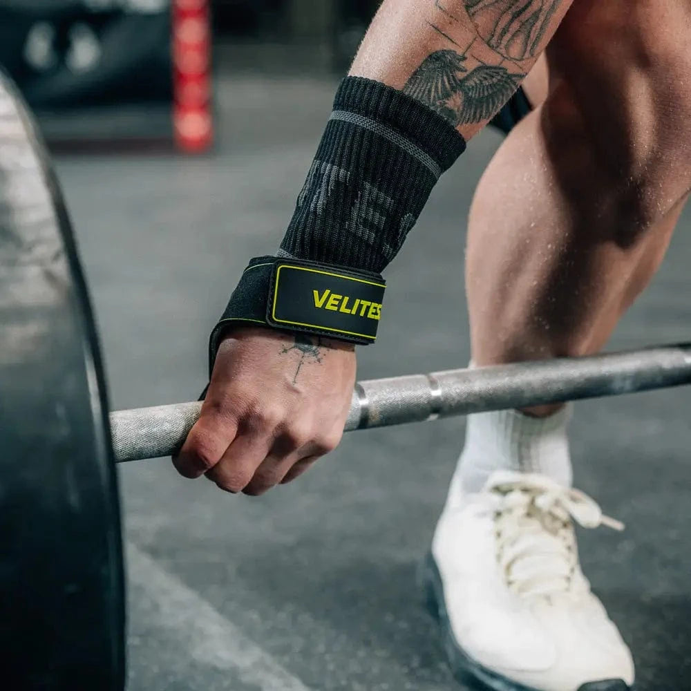 Weightlifting Straps Black kaufen - Velites Zughilfen - Fitness Onlineshop