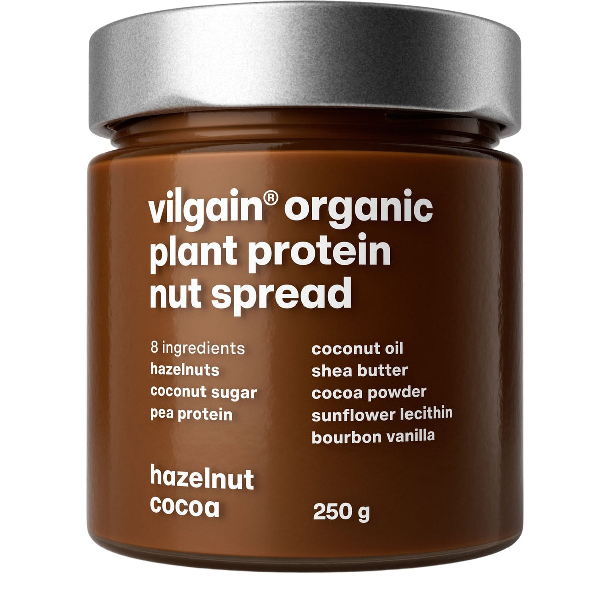BIO Plant Protein Nut Spread Haselnüsse und Kakao / 250 g kaufen - Vilgain Nussbutter - Fitness Onlineshop