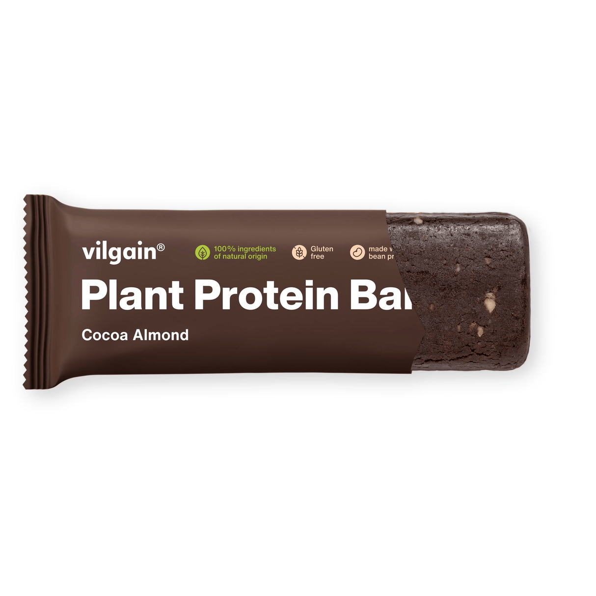 Plant Protein Bar Mandeln/Kakao / 50 g kaufen - Vilgain Proteinriegel - Fitness Onlineshop