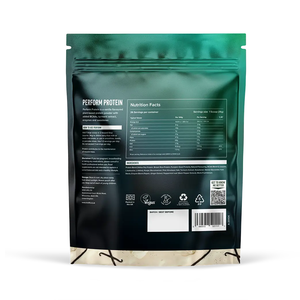 Perform Protein kaufen - Vivo Life Vegane Proteinpulver - Fitness Onlineshop