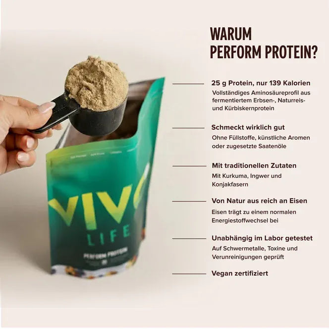 Perform Protein kaufen - Vivo Life Vegane Proteinpulver - Fitness Onlineshop