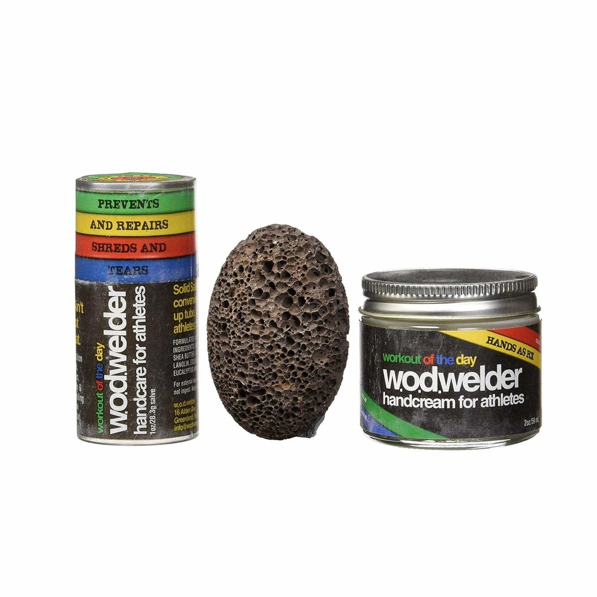 Buy the w.o.d.welder 3-piece hand care kit (with pumice stone) at HighPowered.ch