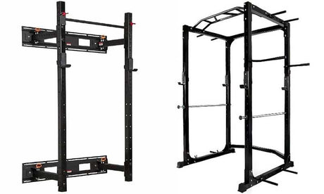 Picture of wall rack and squat cage
