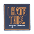 2POOD I Hate This Klett-Patch kaufen -  2POOD Patches  - Fitness Onlineshop