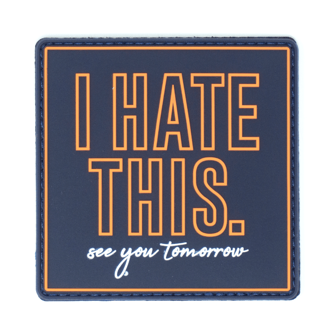 2POOD I Hate This Klett-Patch kaufen -  2POOD Patches  - Fitness Onlineshop