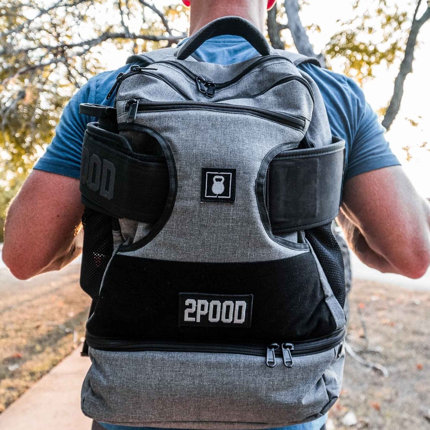 2POOD 2POOD Performance Backpack Regular (mit Gürtelfach) Grau kaufen bei HighPowered.ch