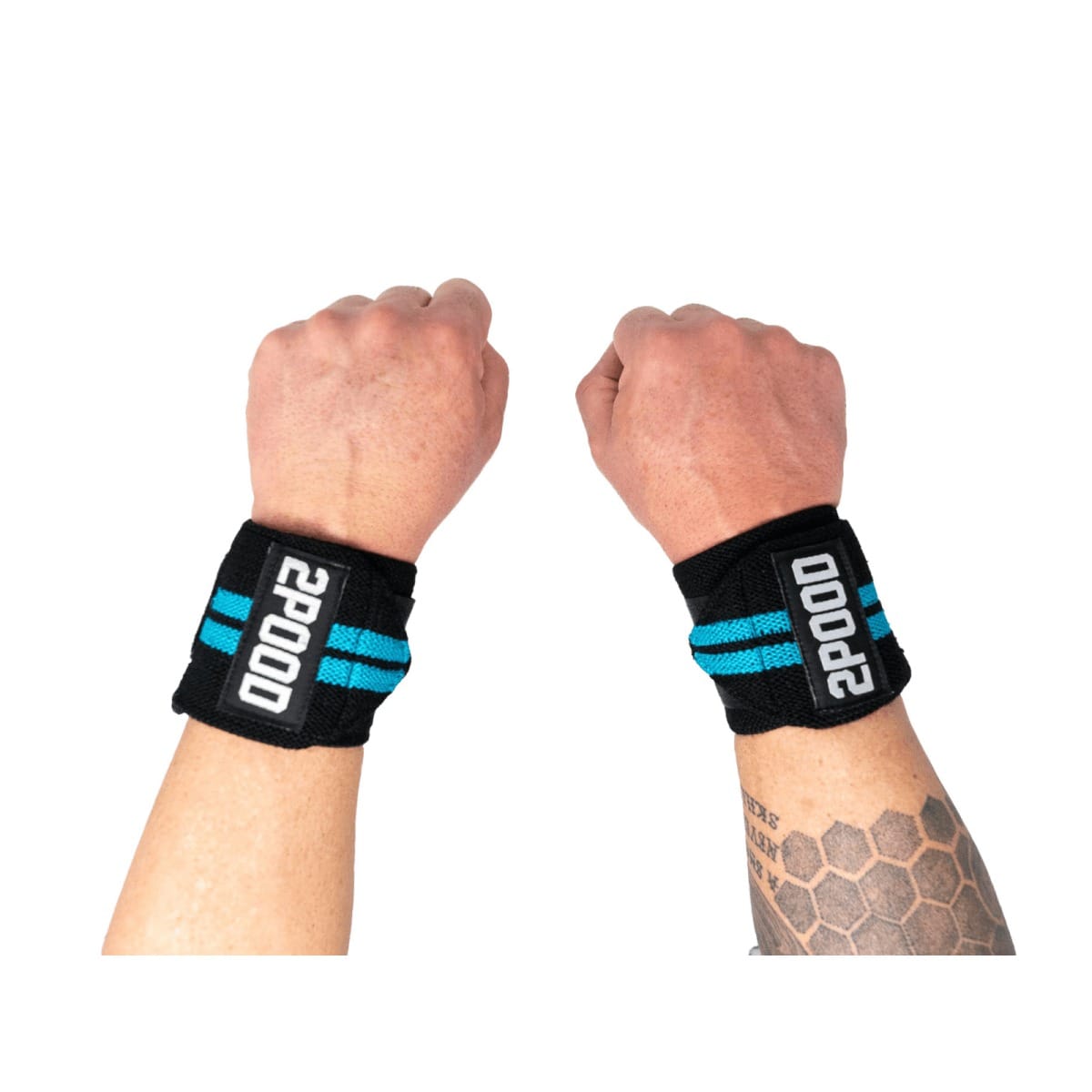 2POOD Wrist Wraps (Handgelenkbandagen) Schwarz-Blau kaufen -  2POOD Handgelenkbandagen  - Fitness Onlineshop