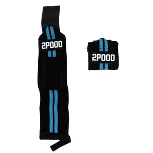 2POOD 2POOD Wrist Wraps (Handgelenkbandagen) Schwarz-Blau kaufen bei HighPowered.ch