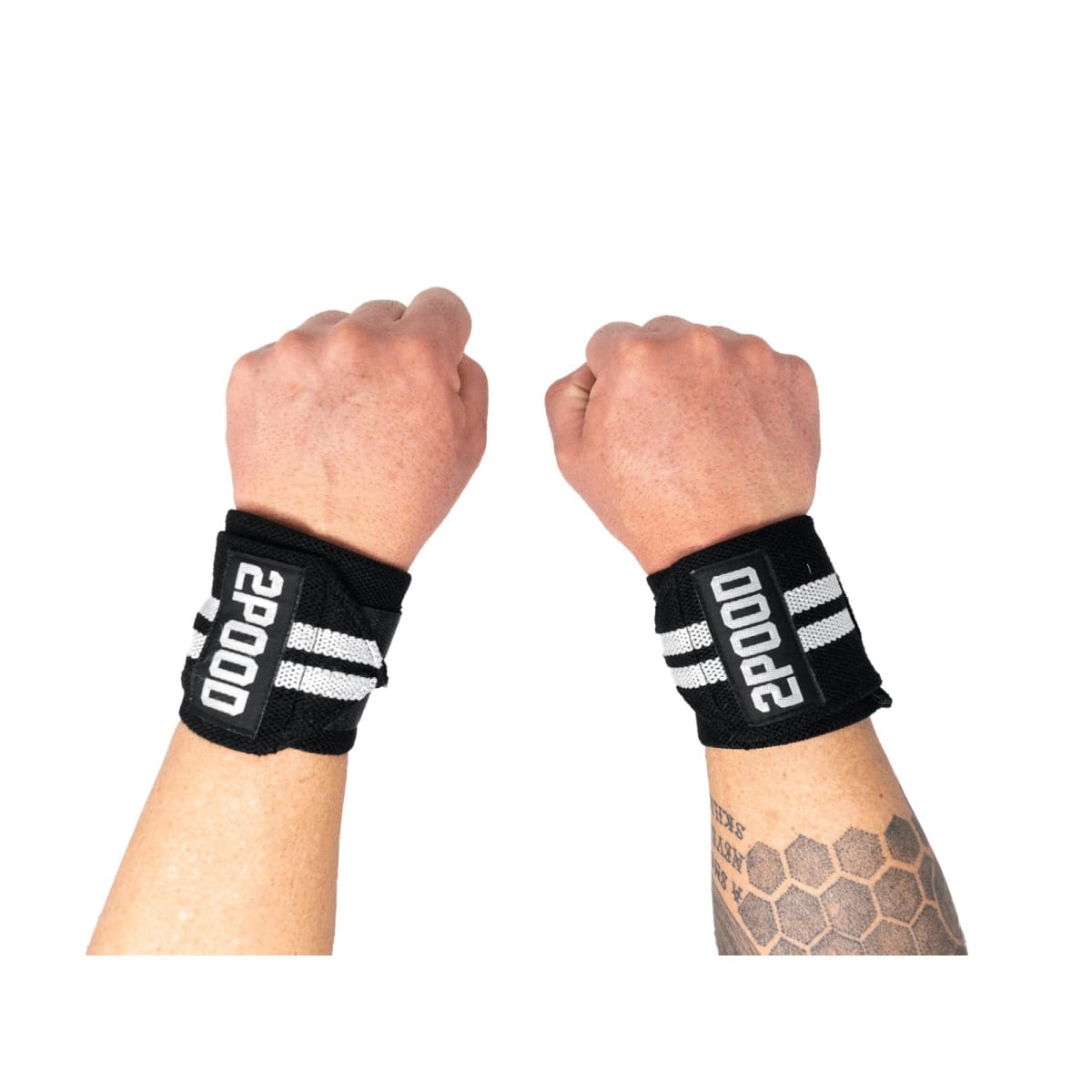 2POOD Wrist Wraps (Handgelenkbandagen) Schwarz-Weiss kaufen -  2POOD Handgelenkbandagen  - Fitness Onlineshop