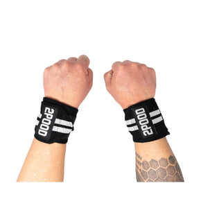 2POOD Wrist Wraps (Handgelenkbandagen) Schwarz-Weiss kaufen -  2POOD Handgelenkbandagen  - Fitness Onlineshop