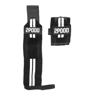 2POOD 2POOD Wrist Wraps (Handgelenkbandagen) Schwarz-Weiss kaufen bei HighPowered.ch