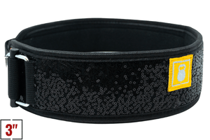 3" Petite Black Magic (Sparkle) Weightlifting Belt kaufen -  2POOD 3 Inch Belt  - Fitness Onlineshop