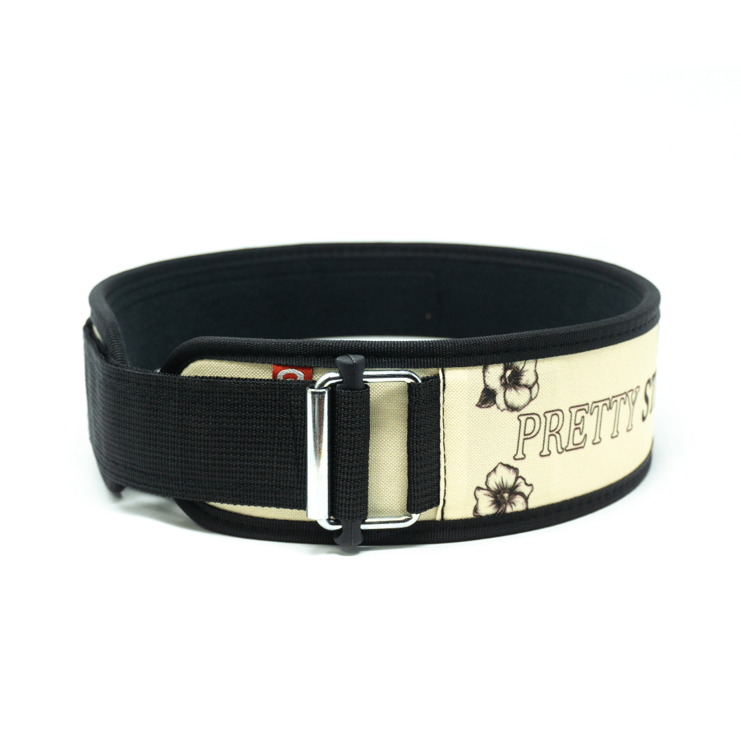 3" Petite Pretty Strong for a Mom by Arielle Loewen Weightlifting Belt kaufen -  2POOD 3 Inch Belt  - Fitness Onlineshop