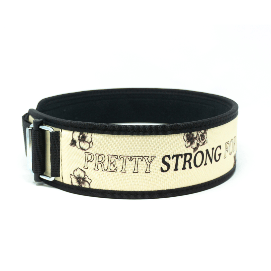 3" Petite Pretty Strong for a Mom by Arielle Loewen Weightlifting Belt kaufen -  2POOD 3 Inch Belt  - Fitness Onlineshop