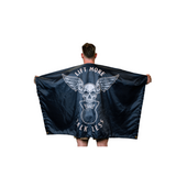 Black Lift More Talk Less Gym Flag kaufen -  2POOD Flags  - Fitness Onlineshop
