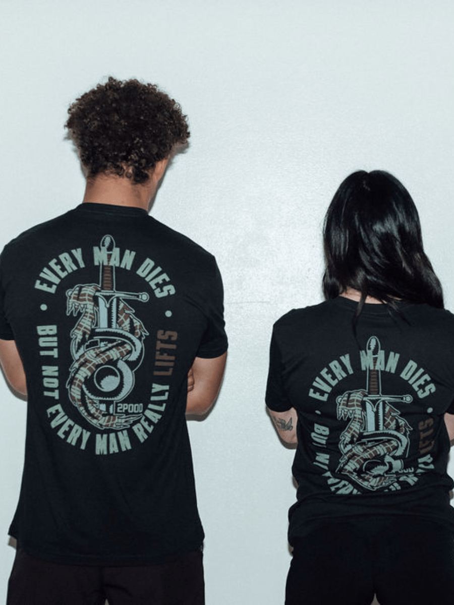 Every Man Dies T-shirt kaufen -  2POOD T-Shirts  - Fitness Onlineshop