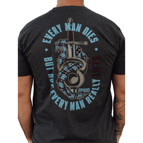 Every Man Dies T-shirt kaufen -  2POOD T-Shirts  - Fitness Onlineshop