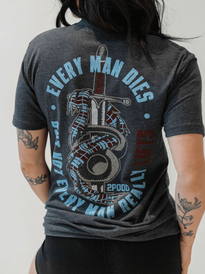 Every Man Dies T-shirt kaufen -  2POOD T-Shirts  - Fitness Onlineshop