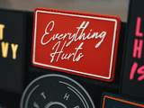 Everything Hurts Patch kaufen -  2POOD Patches  - Fitness Onlineshop