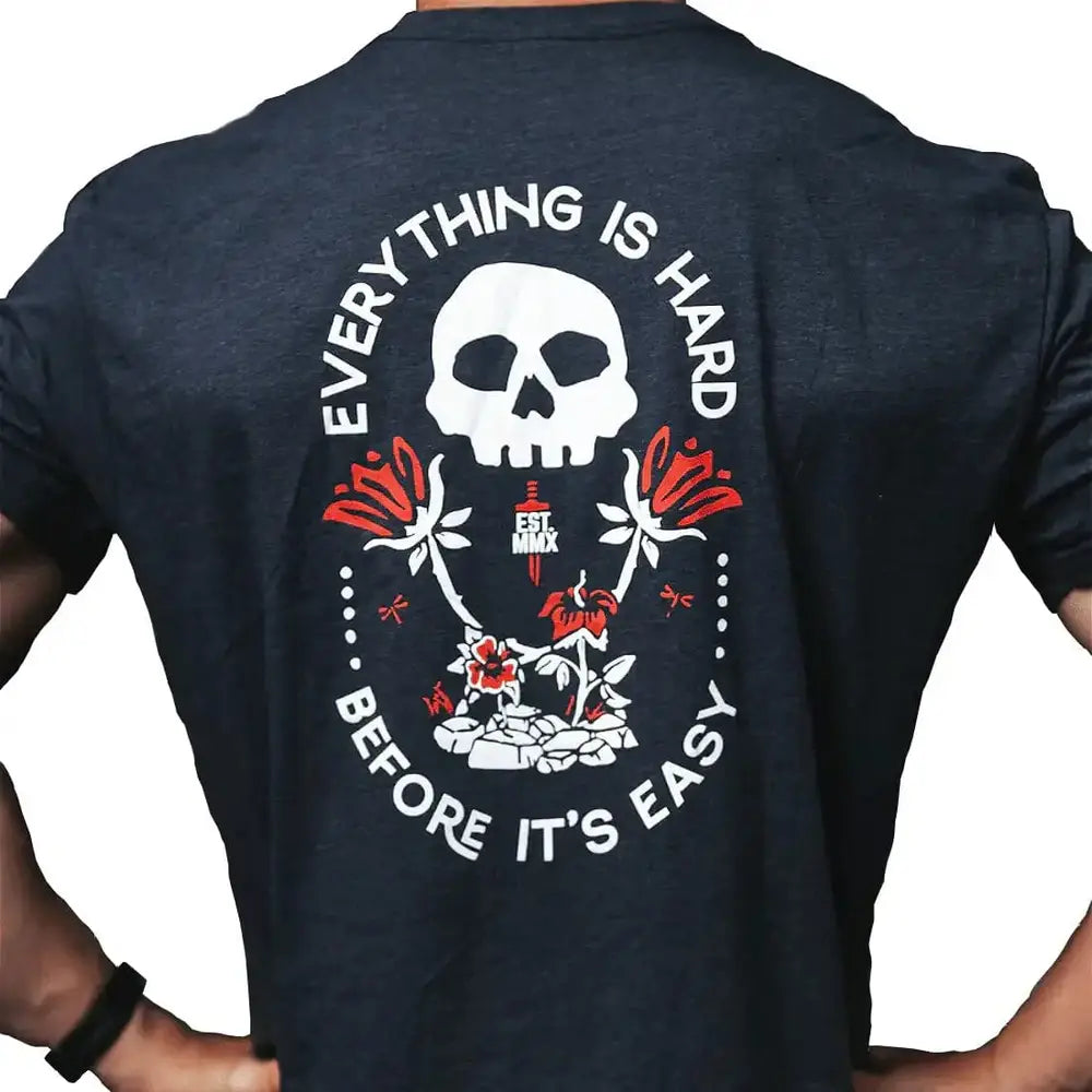 2POOD Everything Is Hard T-Shirt Schwarz kaufen bei HighPowered.ch