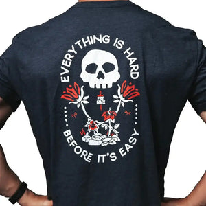 2POOD Everything Is Hard T-Shirt Schwarz kaufen bei HighPowered.ch