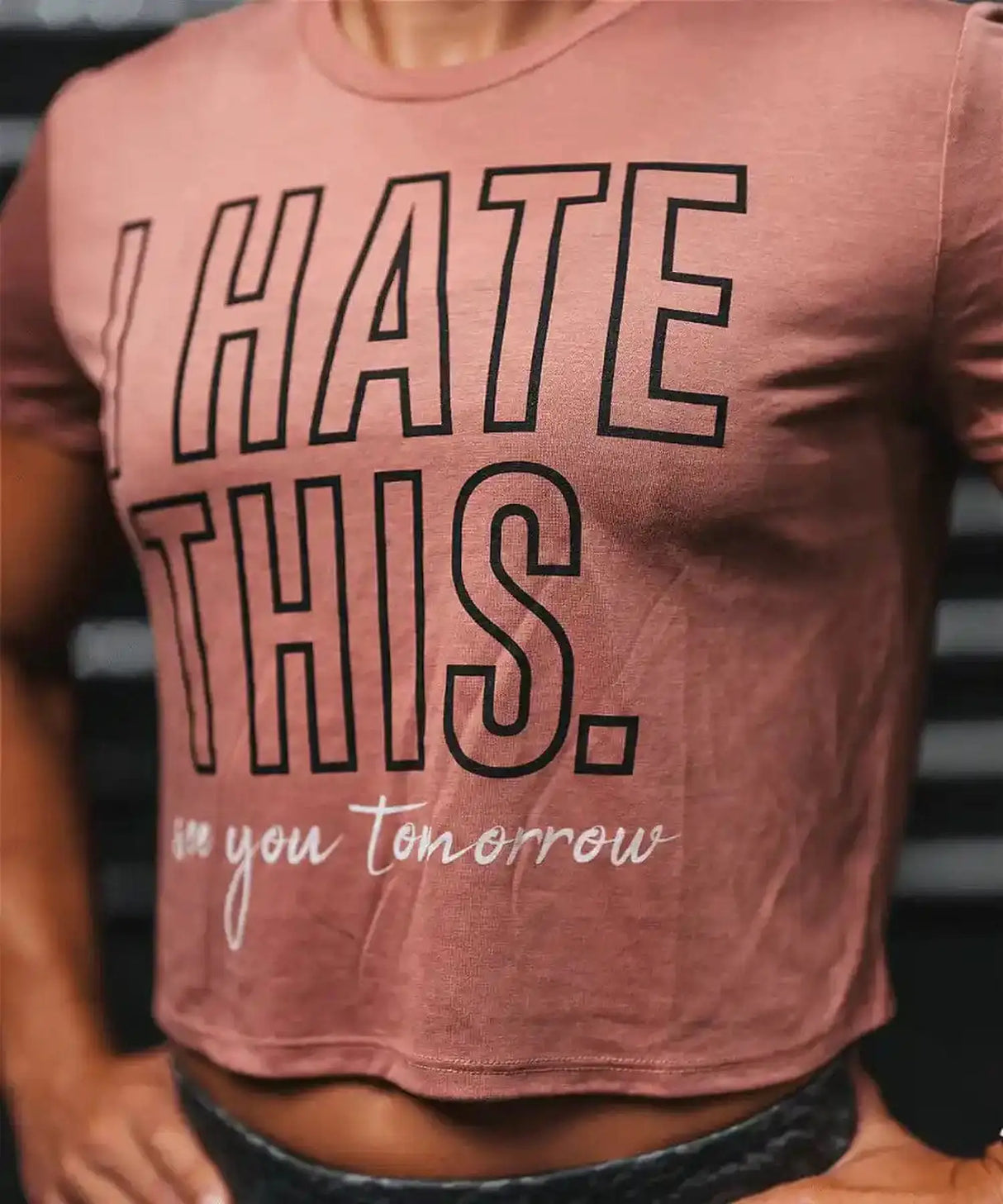 Buy the 2POOD "I Hate This. See You Tomorrow" Crop Top XXL at HighPowered.ch