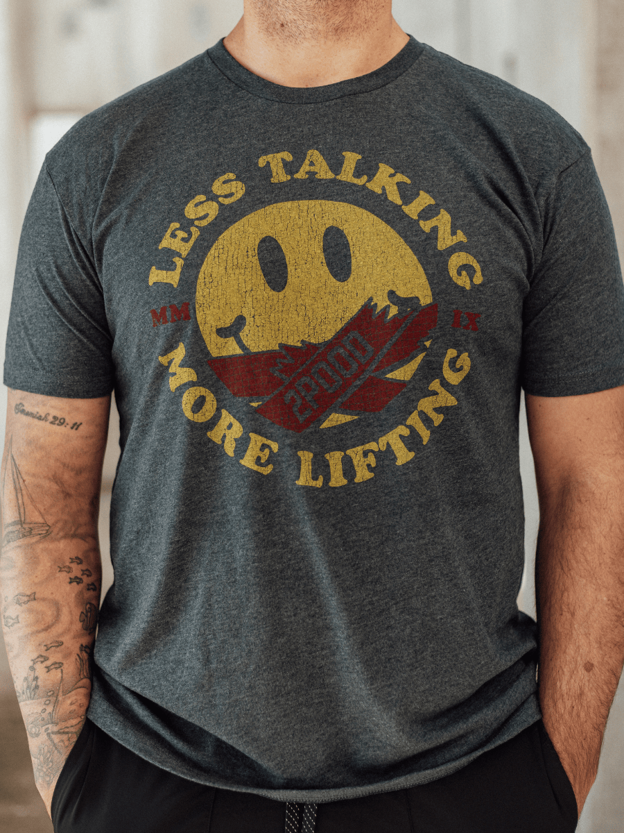 Less Talking T-Shirt kaufen -  2POOD T-Shirts  - Fitness Onlineshop