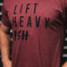 2POOD Lift Heavy Ish T-Shirt Maroon kaufen bei HighPowered.ch