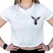 2POOD Lift More Talk Less Crop Top - Weiss kaufen bei HighPowered.ch