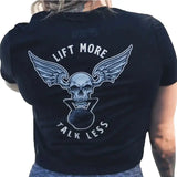Acheter le crop top « Lift More Talk Less » de 2POOD - Noir sur HighPowered.ch